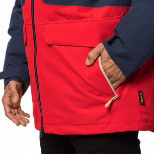 Куртка мужская Jack Wolfskin 365 Millennial Parka M night blue peak red