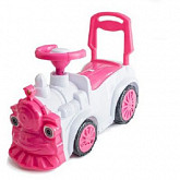Машинка-каталка RT Паровозик Orion ОР778 white/pink