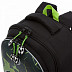 Рюкзак школьный GRIZZLY RAz-187-1 /2 black/light green