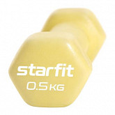 Гантель неопреновая Starfit Core DB-201 0,5 кг yellow