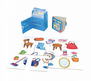 Развивающий комплект Step Puzzle Мой дом Книжка+игра SP-76173