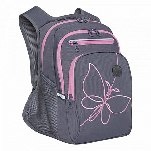 Рюкзак школьный GRIZZLY RG-161-2 /2 grey