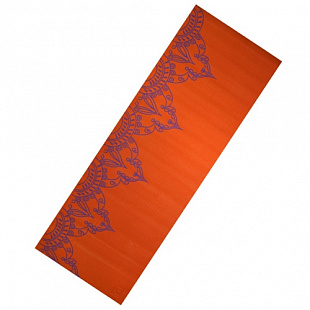 Гимнастический коврик для йоги, фитнеса Liveup orange LS3231C (173x61x0,6)