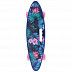 Penny board (пенни борд) Tech Team Fishboard 23" print blue