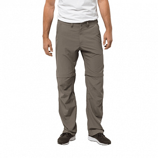 Брюки с молнией мужские Jack Wolfskin Canyon Zip Off Pants siltstone