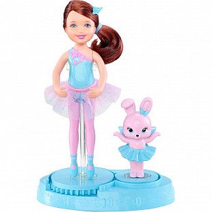Кукла Barbie Челси балерина с домашними питомцами X8816