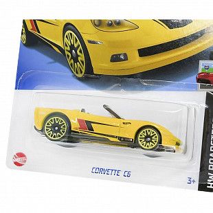 Машинка Hot Wheels Базовой коллекции Corvette C6 40/250 (5785 HTD20) mainline 2024