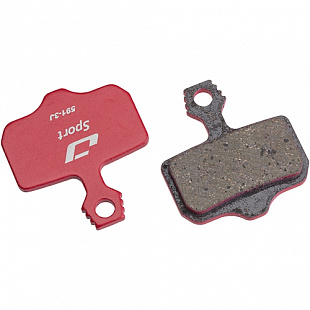 Тормозные колодки Jagwire Mountain Sport Disc Pad Avid Elixir CR [25], red, BWD1002