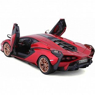Машинка Bburago 1:24 Lamborghini Sián FKP 37 (18-21099) red