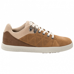 Кроссовки женские Jack Wolfskin Auckland Low W bark brown / sand dune