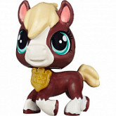 Кукла Littlest Pet Shop Лошадка Шериф Дейл с жетоном (B2810 A8228)