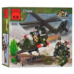 Конструктор Enlighten 806 Военный вертолет