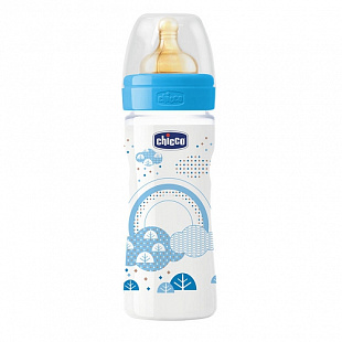 Бутылочка Chicco Well-Being Boy 2+ мес 250 мл 00020622200050