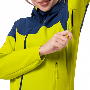 Куртка женская Jack Wolfskin Alpine Trail Jkt W flashing green
