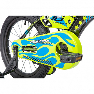Велосипед Novatrack Flightline 16" (2019) Black/Green 167FLIGHTLINE.BK9