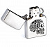 Зажигалка Zippo 205 Tattoo Skull silver