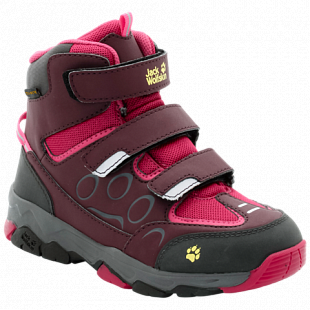 Ботинки детские Jack Wolfskin Mtn Attack 2 Texapore Mid Vc K azalea red