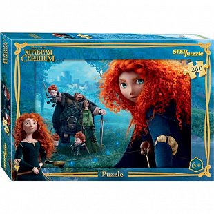 Пазлы Step Puzzle 260 "Храбрая сердцем" 95017