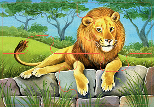 Пазл-мозаика Step Puzzle Дикие животные SP-70104