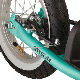 Самокат внедорожный Novatrack Stamp N4 Turquoise 12" 12STAMPN4.BL5