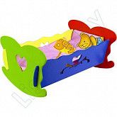 Кроватка для кукол Stantom 33 см (006327) pink №2