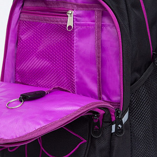 Рюкзак школьный GRIZZLY RG-161-2 /3 black/violet