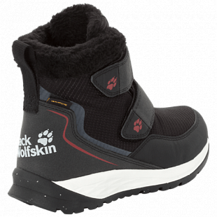 Ботинки детские Jack Wolfskin Polar Wolf Texapore Mid Vc K black / white