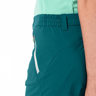 Шорты женские Jack Wolfskin Overland Shorts W dark spruce