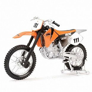 Масштабная модель мотоцикла Maisto 1:18 KTM 520SX 39300 (00-00354)