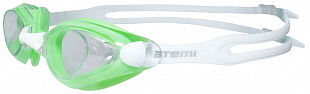 Очки для плавания Atemi B404 green/white