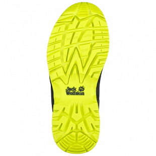 Кроссовки детские Jack Wolfskin Thunderbolt Low K lime / dark grey