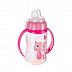 Поильник Canpol babies CUTE ANIMALS с ручками и силиконовым носиком 6м+ 320мл (56/512_pin) pink