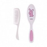 Расческа и щетка Canpol babies Мягкая (2/417) pink