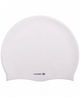 Шапочка для плавания LongSail силикон white