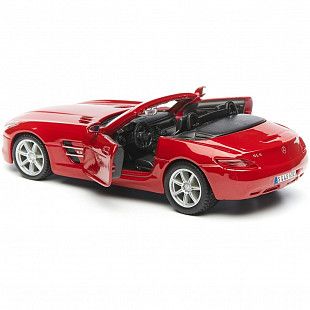 Коллекционная машина Bburago 1:32 Mercedes-Benz SLS AMG Cabrio (18-43035) Red
