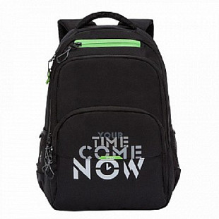 Городской рюкзак GRIZZLY RU-030-2 /2 black/light green