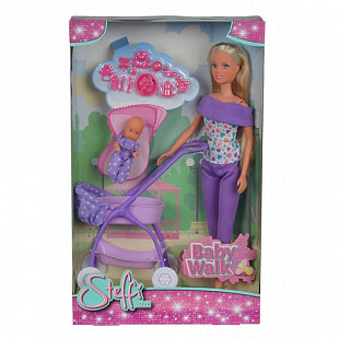 Кукла Steffi LOVE Baby walk 29 см. (105733067) violet