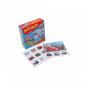 Развивающая игрушка Рыжий Кот Мемо+пазлы Транспорт МП-0370