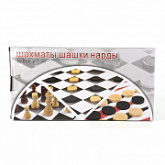 Набор 3 В 1 Favorit Шашки, шахматы, нарды 202
