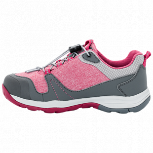 Полуботинки детские Jack Wolfskin Grivla Texapore Low G azalea red