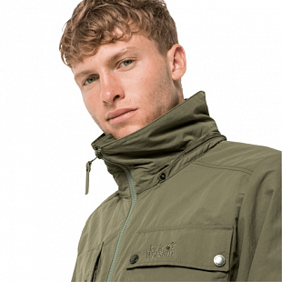 Ветрозащитная летняя куртка мужская Jack Wolfskin Lakeside Safari Jacket M khaki