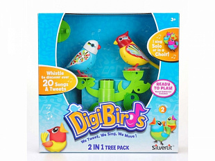 Игровой набор DigiFriends Две птички с деревом 88237S
