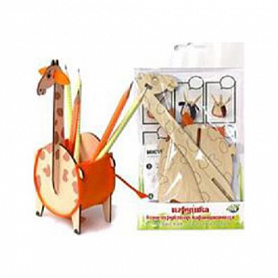 Игрушка конструктор-карандашница Жираф зк11008