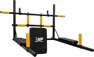 Турник-брусья Absolute Champion Железное тело (к стене) black/yellow