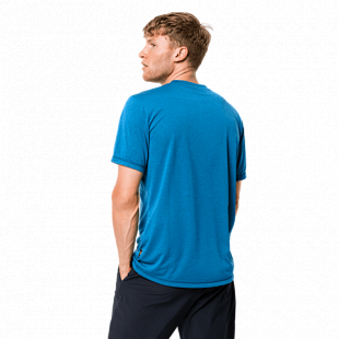 Футболка мужская Jack Wolfskin Crosstrail T Men brilliant blue