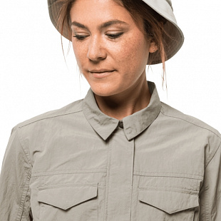 Куртка летняя женская Jack Wolfskin Lakeside Fieldjacket W dusty grey