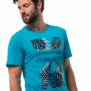 Футболка мужская Jack Wolfskin Palm Cove T M blue reef