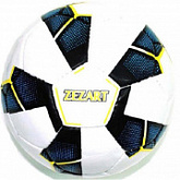 Мяч футбольный Zez Sport 0059 Black/White/Yellow 5р.