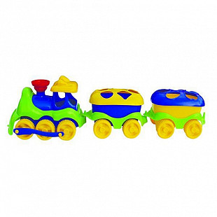 Развивающая игрушка-сортер Стром Паровозик с логическими фигурами У448 1 шт (в ассортименте)