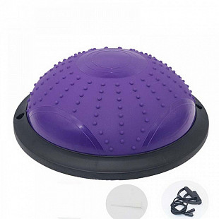 Тренажер баланса с эспандером Zez Sport BuBs-45M purple